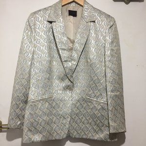 VINTAGE FRANK USNER METALLIC BLAZER SIZE M